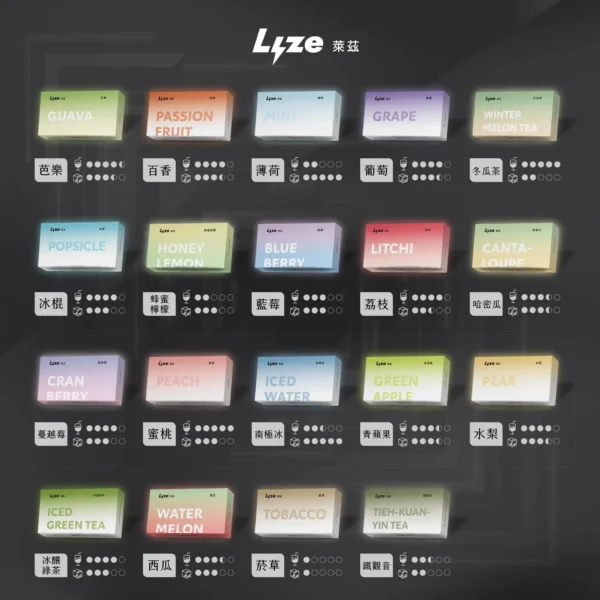 20260130154222_732_419_fed14e20-22fe-4502-8ae8-7253f587625d.webp Lyze 萊茲 10000口 專用煙彈 專為東京魔盒規格打造