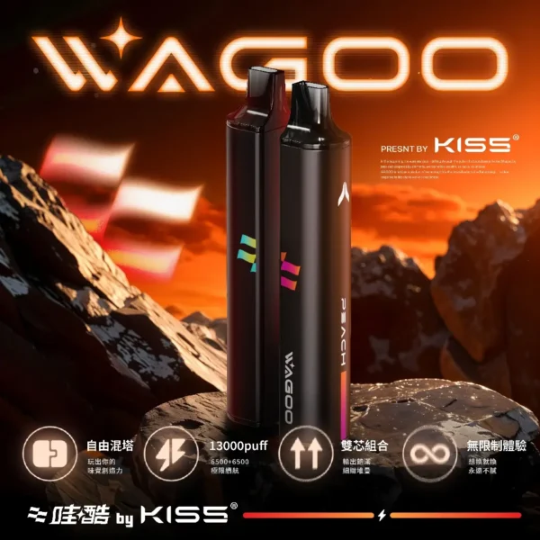 WAGOO 哇酷 KIS5 6500口 拋棄式電子煙