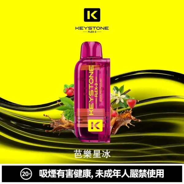 KEYSTONE FLEX-3 鑰石 25000口 磁吸拋棄式電子煙【買一盒煙彈送主機】