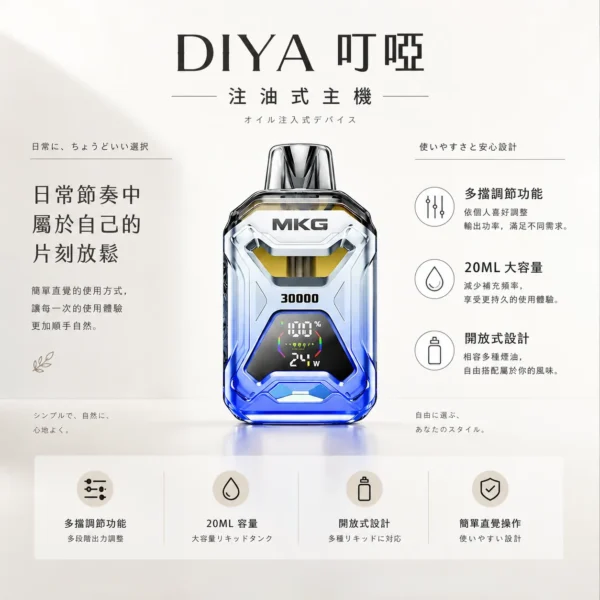 MKG 智能注油主機 通用小煙煙油
