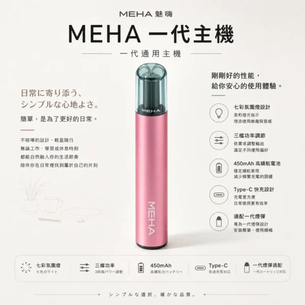ChatGPT-Image-2026年8月23日-下午07_42_44.webp MEHA 魅嗨 星耀版 一代通用主機 適配一代煙彈