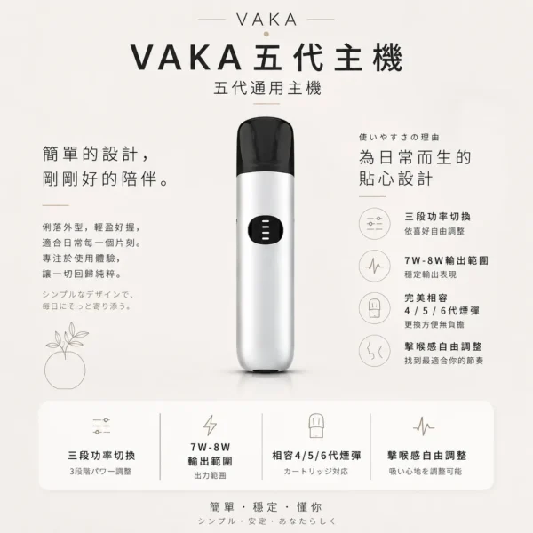 VAKA 五代通用主機 完美相容4/5/6代煙彈設計
