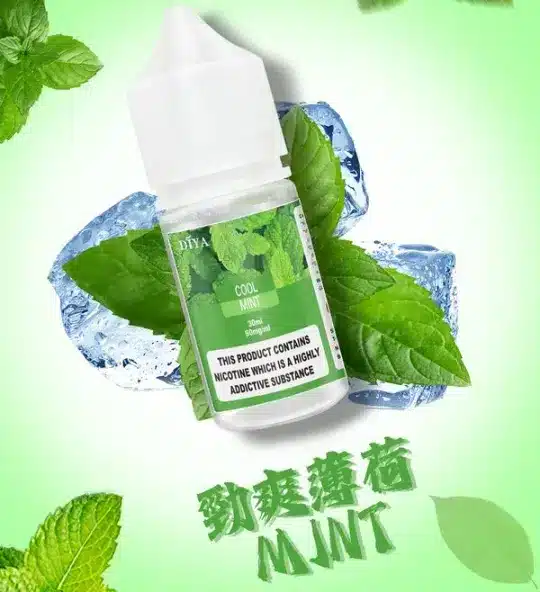 DIYA-煙油-30m-l-POD-專用-台灣-勁爽薄荷.webp DIYA 叮啞 煙油 30ml大容量 適配注油主機【買5瓶送MKG主機】