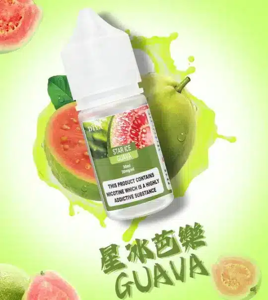 DIYA-煙油-30m-l-POD-專用-台灣-星冰芭樂.webp DIYA 叮啞 煙油 30ml大容量 適配注油主機【買5瓶送MKG主機】