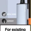 RELX悅刻x-box-16000口拋棄式電子煙-藍銀主機.webp RELX 悅刻 X-BOX 16000口 專用換彈拋棄式電子煙套