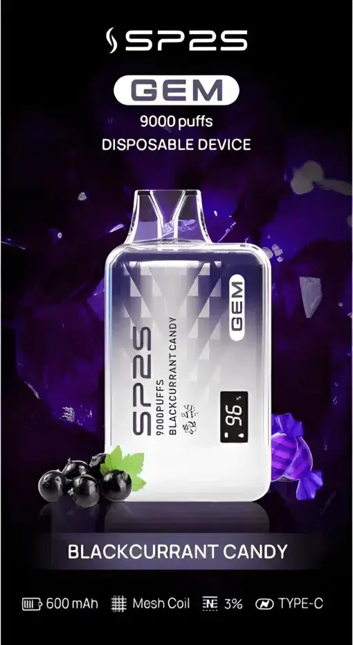 SP2S 思博瑞 GEM 9000口 拋棄式電子煙